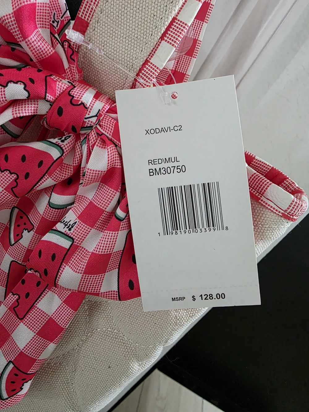 NWT Betsey Johnson Watermelon Tote Bag - Picture 5 of 9
